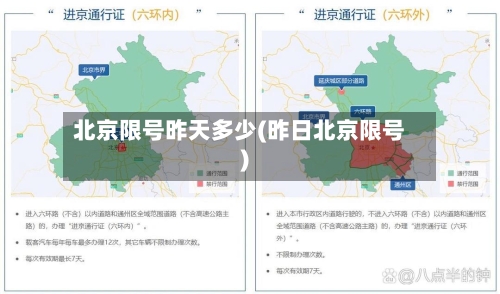 北京限号昨天多少(昨日北京限号)