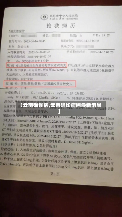 【云南确诊病,云南确诊病例最新消息】-第2张图片