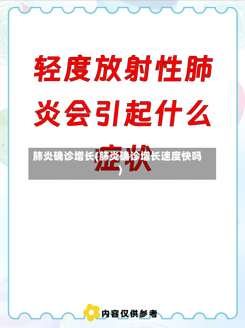 肺炎确诊增长(肺炎确诊增长速度快吗)-第2张图片