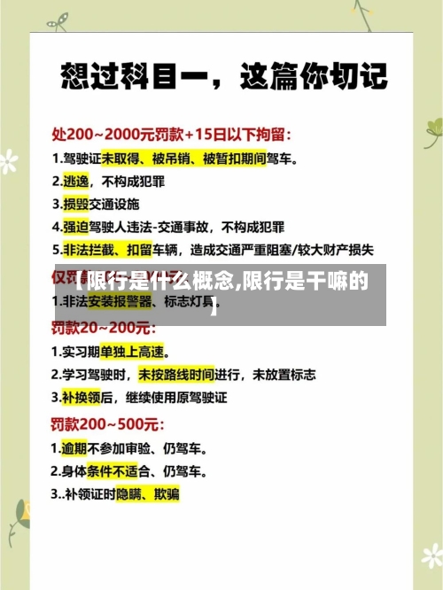 【限行是什么概念,限行是干嘛的】