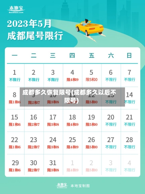 成都多久恢复限号(成都多久以后不限号)