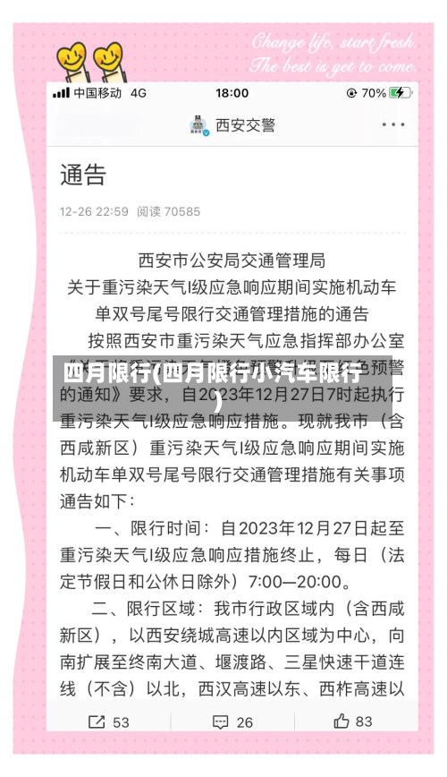 四月限行(四月限行小汽车限行)