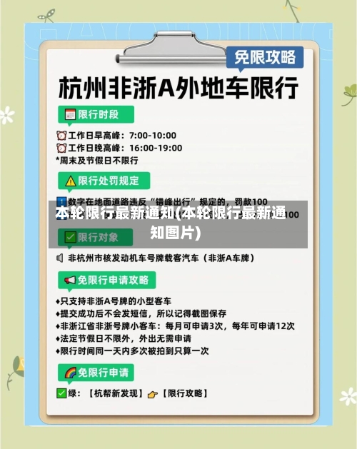 本轮限行最新通知(本轮限行最新通知图片)
