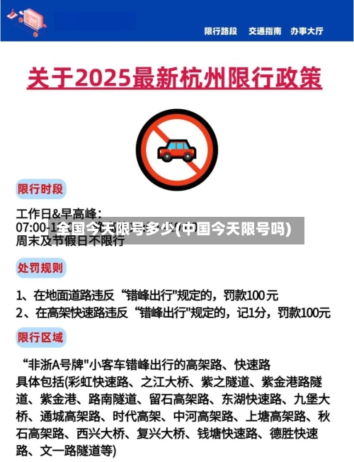 全国今天限号多少(中国今天限号吗)-第2张图片
