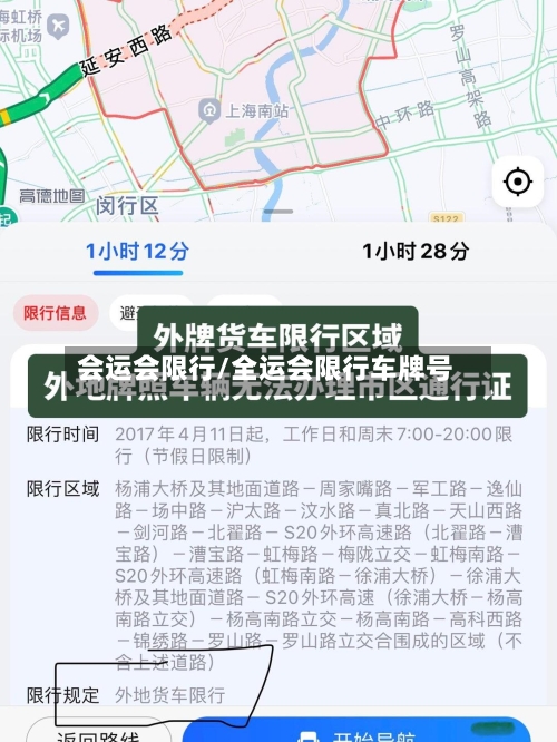 会运会限行/全运会限行车牌号