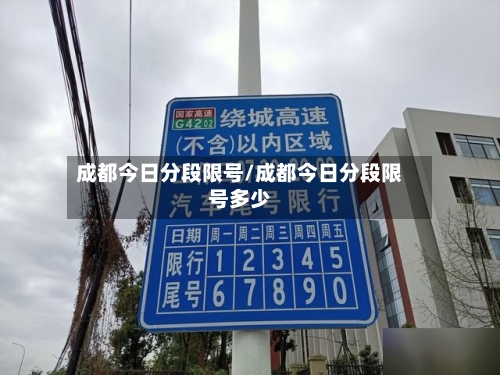 成都今日分段限号/成都今日分段限号多少