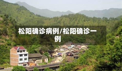 松阳确诊病例/松阳确诊一例-第2张图片
