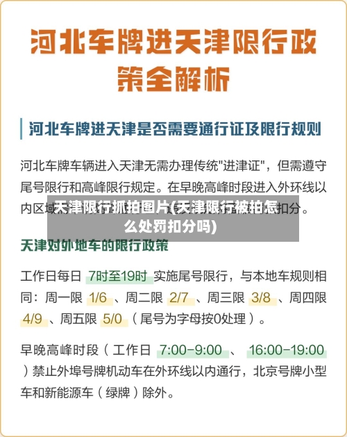 天津限行抓拍图片(天津限行被拍怎么处罚扣分吗)-第2张图片