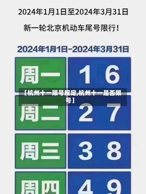 【杭州十一限号规定,杭州十一是否限号】