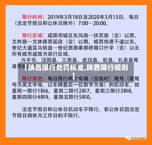 【陕西限行处罚标准,陕西限行规则】-第2张图片
