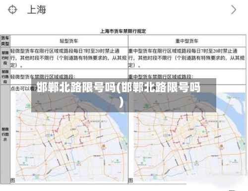 邯郸北路限号吗(邯郸北路限号吗)