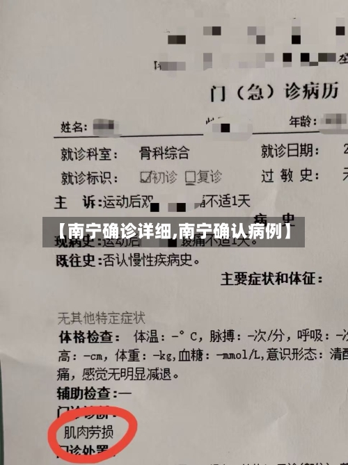 【南宁确诊详细,南宁确认病例】