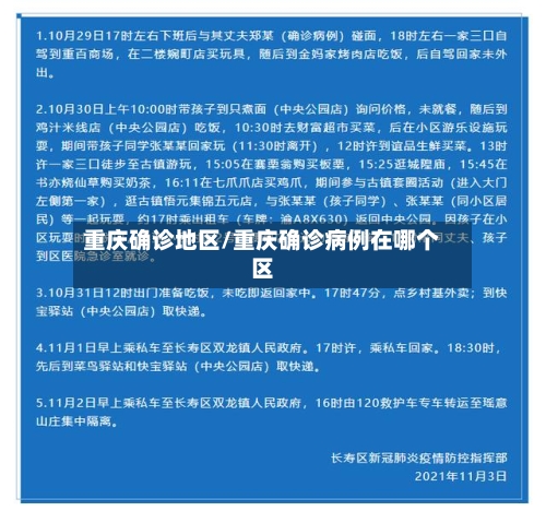 重庆确诊地区/重庆确诊病例在哪个区-第2张图片