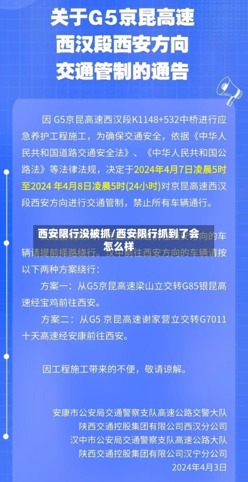 西安限行没被抓/西安限行抓到了会怎么样-第3张图片