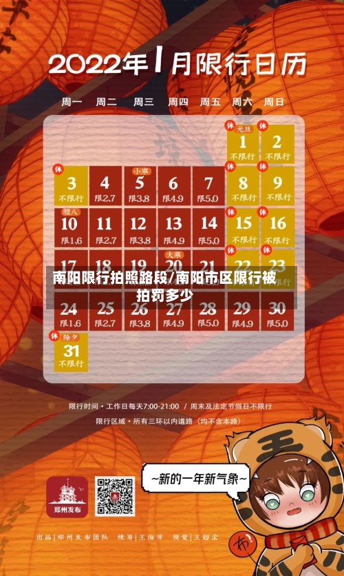 南阳限行拍照路段/南阳市区限行被拍罚多少-第2张图片