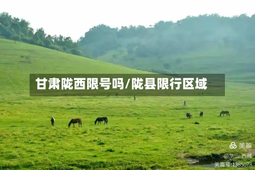 甘肃陇西限号吗/陇县限行区域