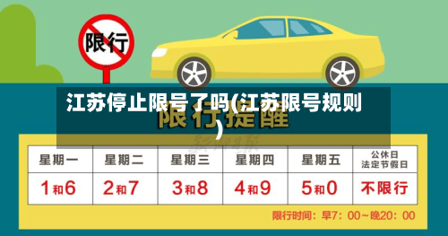 江苏停止限号了吗(江苏限号规则)