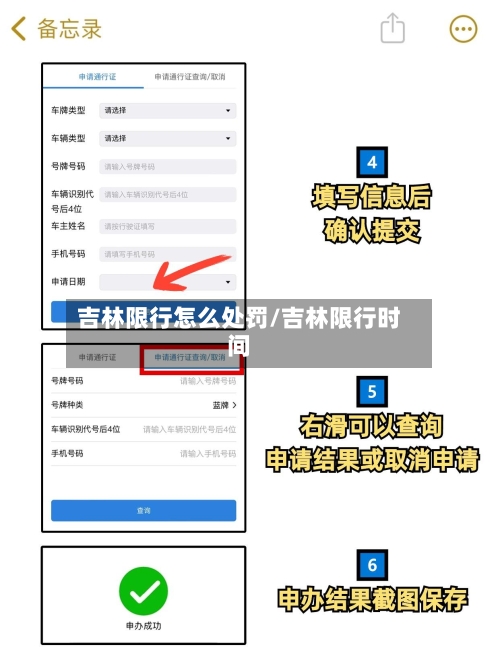 吉林限行怎么处罚/吉林限行时间