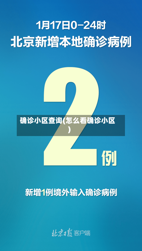 确诊小区查询(怎么看确诊小区)-第3张图片