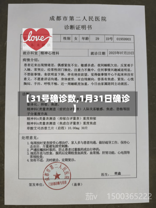【31号确诊数,1月31日确诊】-第2张图片