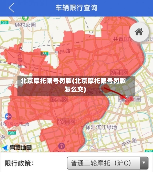 北京摩托限号罚款(北京摩托限号罚款怎么交)-第2张图片