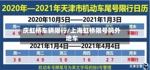 庆虹桥车辆限行/上海虹桥限号吗外地车-第2张图片