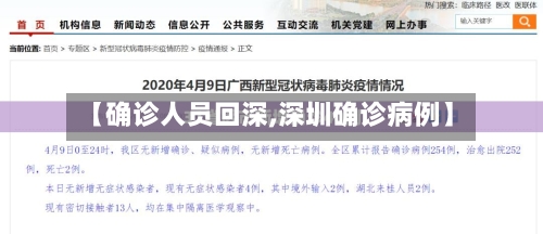 【确诊人员回深,深圳确诊病例】-第2张图片