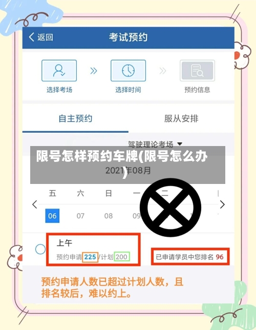 限号怎样预约车牌(限号怎么办)-第2张图片