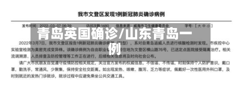 青岛英国确诊/山东青岛一例-第3张图片