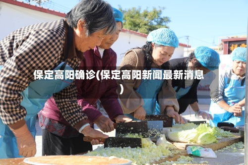 保定高阳确诊(保定高阳新闻最新消息)-第2张图片