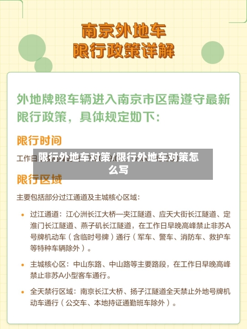 限行外地车对策/限行外地车对策怎么写